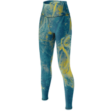 Load image into Gallery viewer, BLUE AND YELLOW ABSTRACT