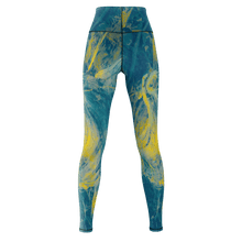 Load image into Gallery viewer, BLUE AND YELLOW ABSTRACT